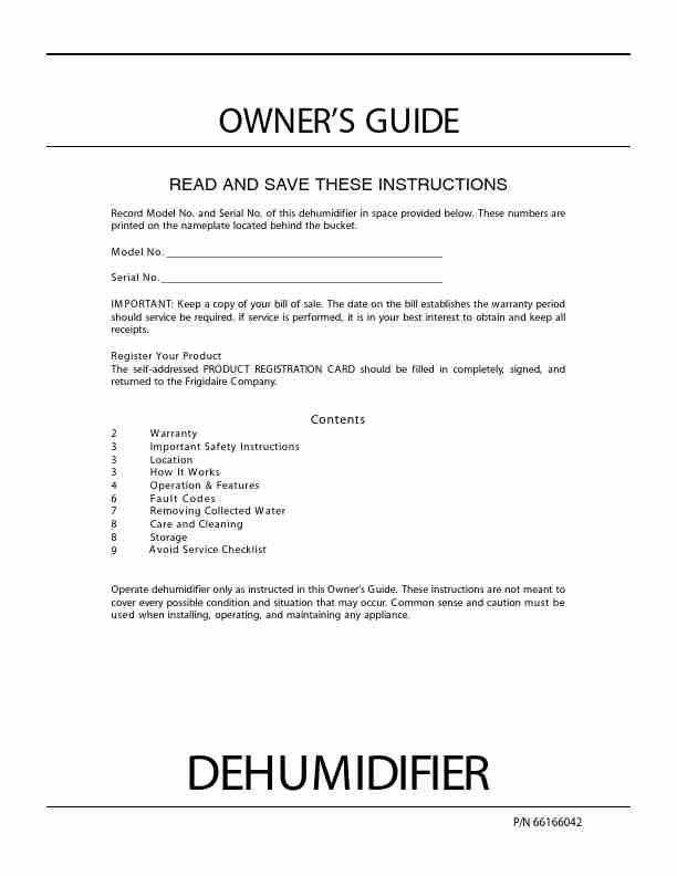 Frigidaire Dehumidifier 66166042-page_pdf